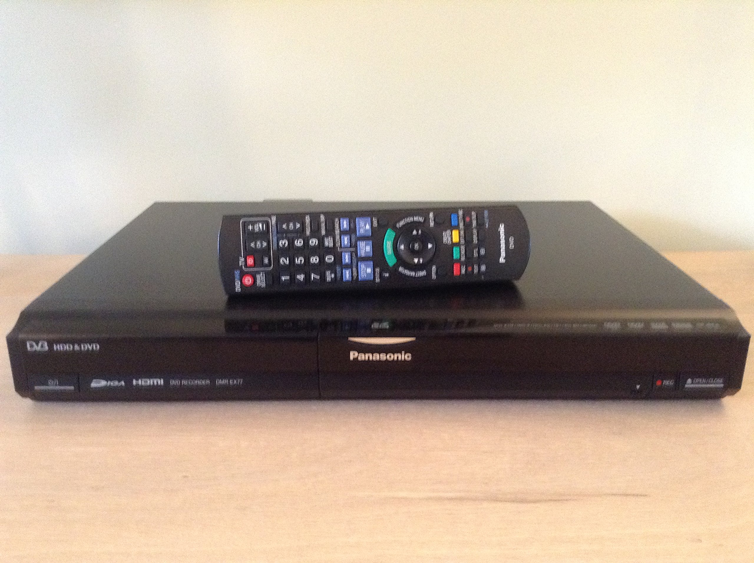 Panasonic DMR-EX77EB-K - 160GB Hard Drive DVD Recorder - With